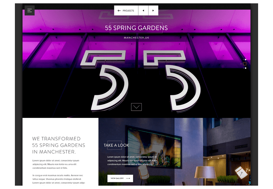 Asbergoatwa created the website for construction company ARCO to present their services
